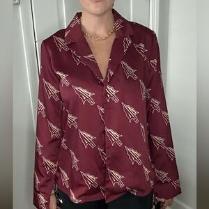 FSU Seminole Button Down Shirt